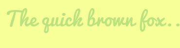Image with Font Color BCE27F and Background Color F6FF97